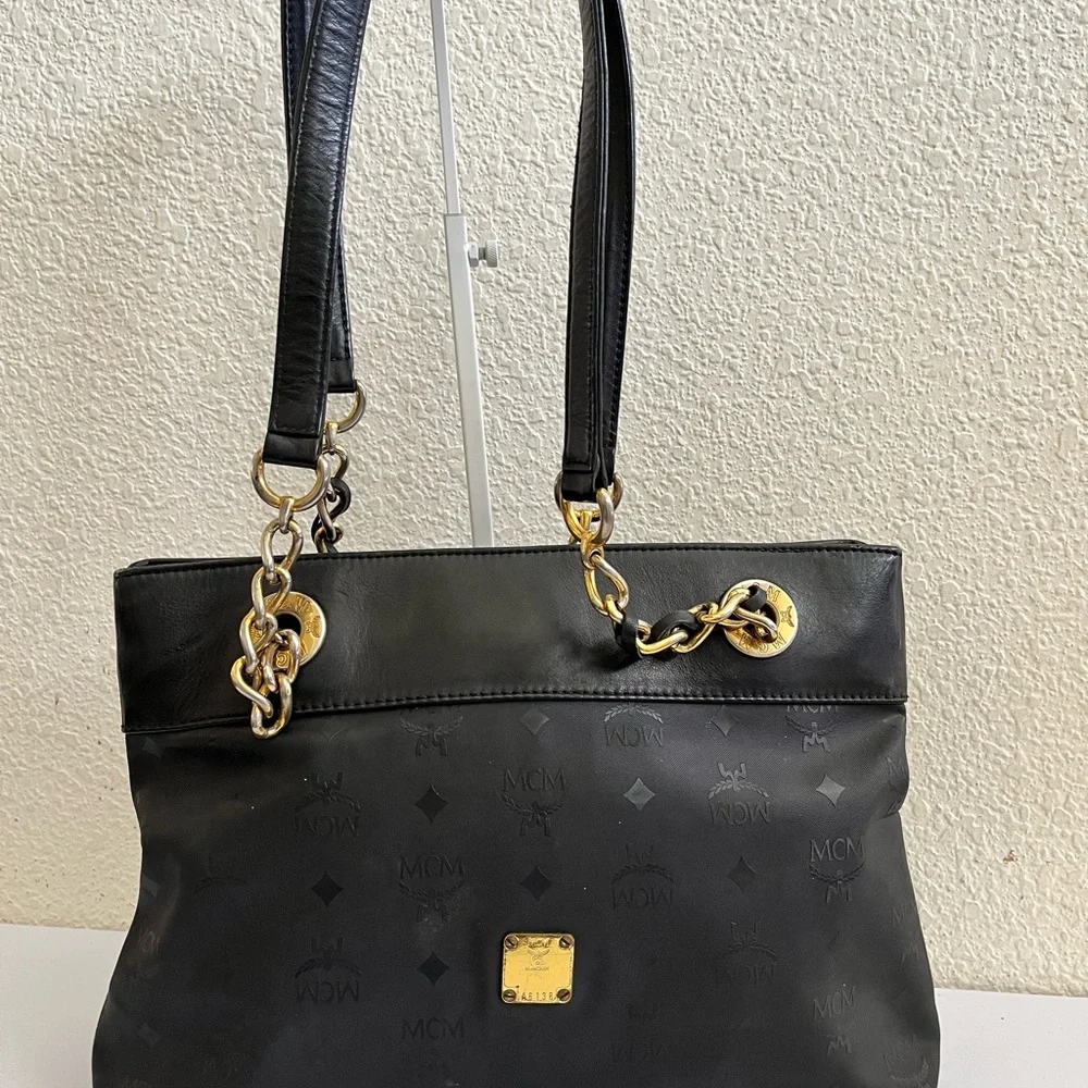 MCM Black Leather Women's Bag - Picture 3 of 14